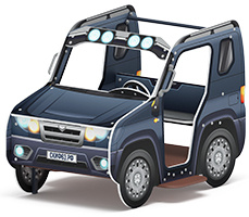 Джип Металлик МФ 10.03.12-13