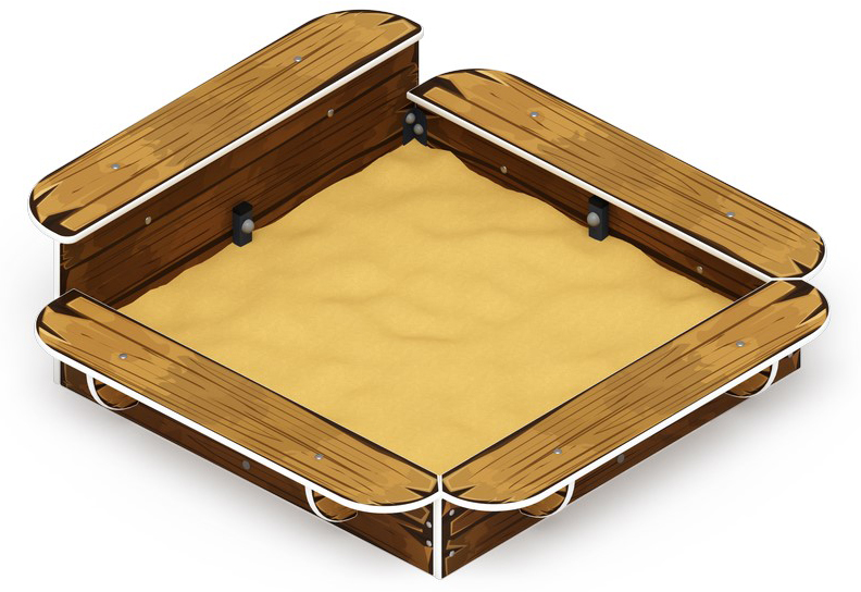 Песочница средняя (Коричневый) - ИО 5.01.15-02