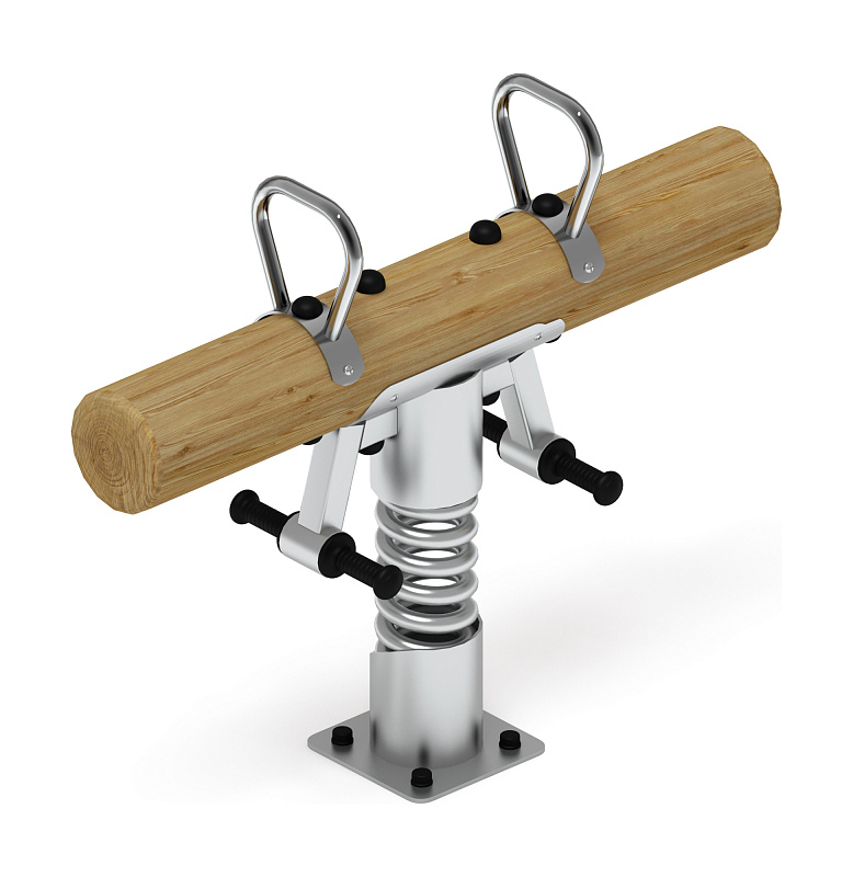 Качалка на пружине (лиственница орех)