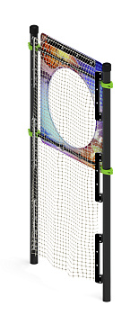 Мишень на стойках круглая