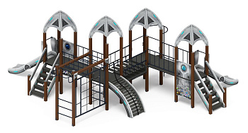 Космопорт (Серый) - ДИК 2.14.07-11 - Игровой комплекс H=1200