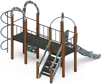 Навина (Техно-голубой) - ДИК 2.09.03-01 - Игровой комплекс H=1200