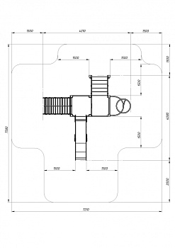 Играйте с нами (Город) - ДИК 2.01.1.02-01 - Игровой комплекс H=1200