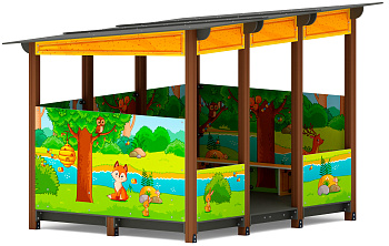 Теневой навес (Полянка) МФ 78.31.24-07