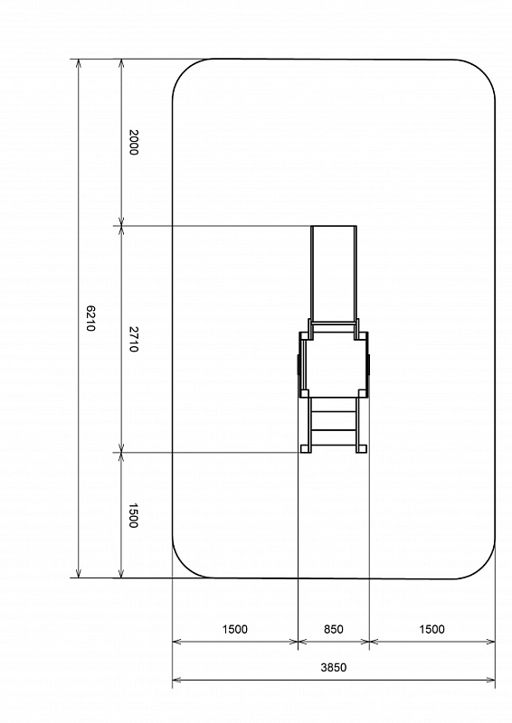 Горка Малыш - ИО 41.01.01 - H=750
