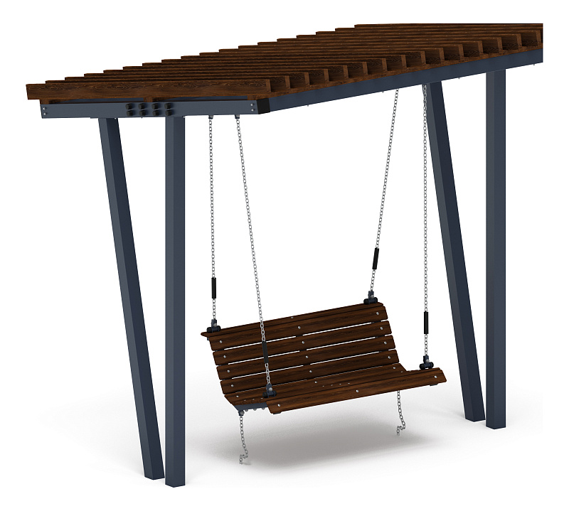 Пергола с диваном - МФ 78.03.01-01.И1 /без поликарбоната/