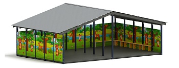 Теневой навес (Полянка) - МФ 70.8.5-07