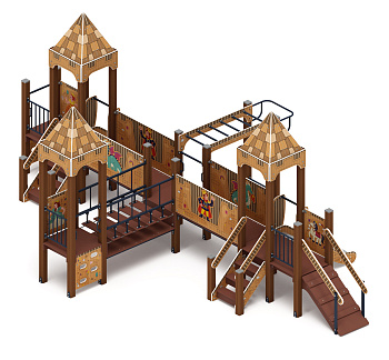 Королевство (Картонное) - ДИК 1.15.05-22 - Игровой комплекс H=750