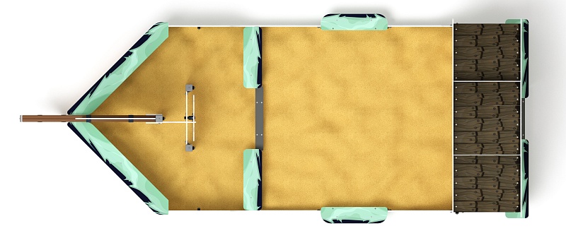 Песочный дворик Морская Яхта (Летучий Голландец) - ИО 6.03.01-04