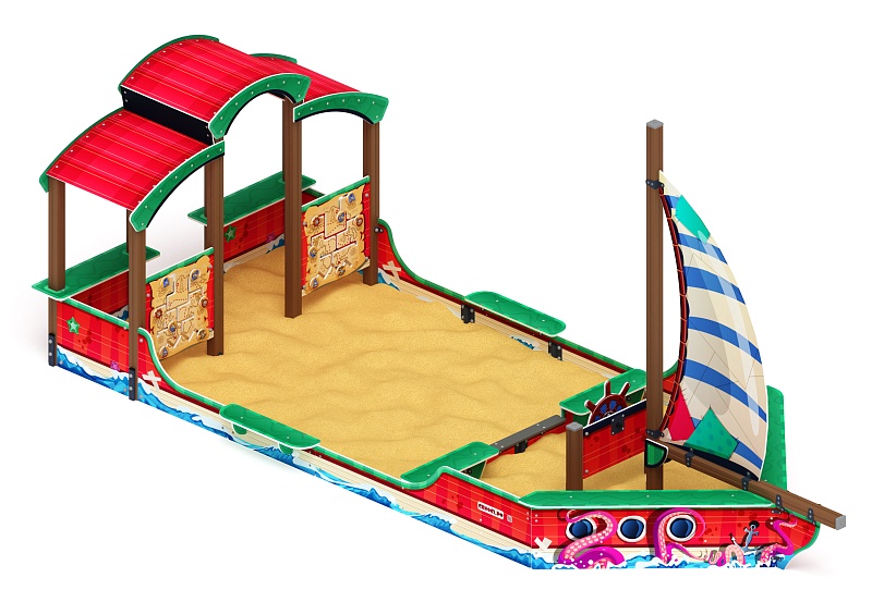 Песочный дворик Морская Яхта (Мульт) - ИО 6.03.01-03