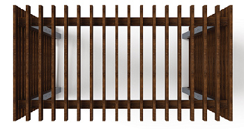 Пергола - МФ 77.01.03-01 /без поликарбоната/