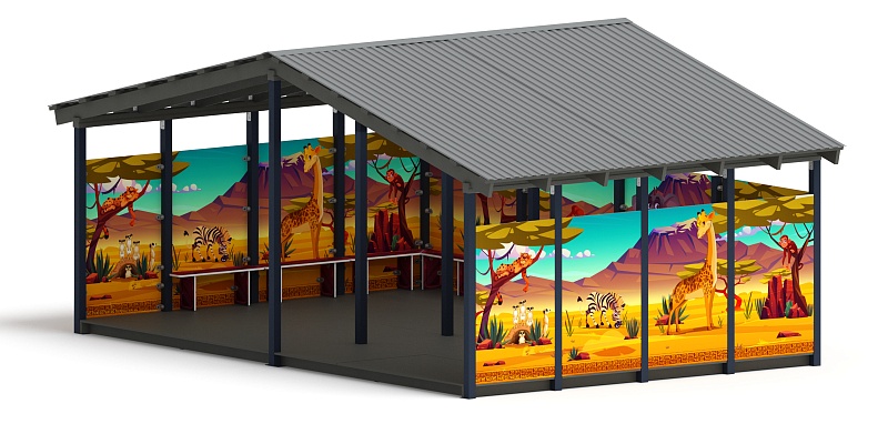 Теневой навес (Сафари) - МФ 70.6.4-10