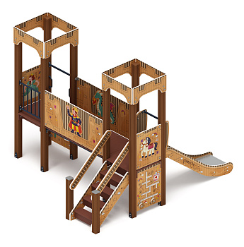 Королевство (Картонное) - ДИК 1.15.06-12 - Игровой комплекс H=900