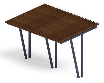 Пергола - МФ 77.03.02-01 /без поликарбоната/