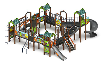 Остров детства (Город) - ДИК 2.01.8.02-01.И1 - Игровой комплекс H=1200 H=2000