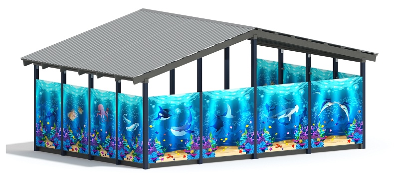 Теневой навес (Морской) - МФ 70.6.4-04