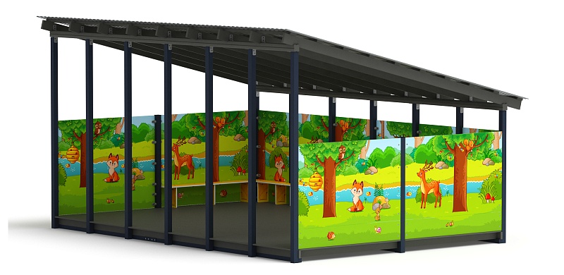 Теневой навес (Полянка) - МФ 71.6.4-07