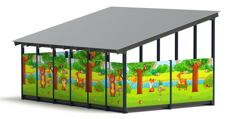 Теневой навес (Полянка) - МФ 71.6.4-07