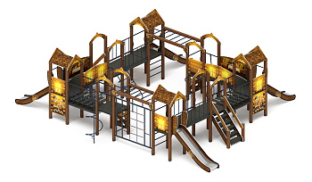 Остров детства (ЭКО) - ДИК 2.01.8.01-02 - Игровой комплекс H=1200