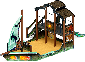 Парусник (Летучий Голландец) - ДИК 2.03.3.01-04 - Игровой комплекс Н=1200