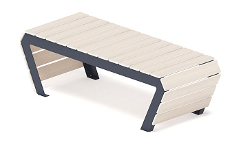 Скамья - МФ 42.02.04-01 (Беленый дуб) Г:580  (под анкера)