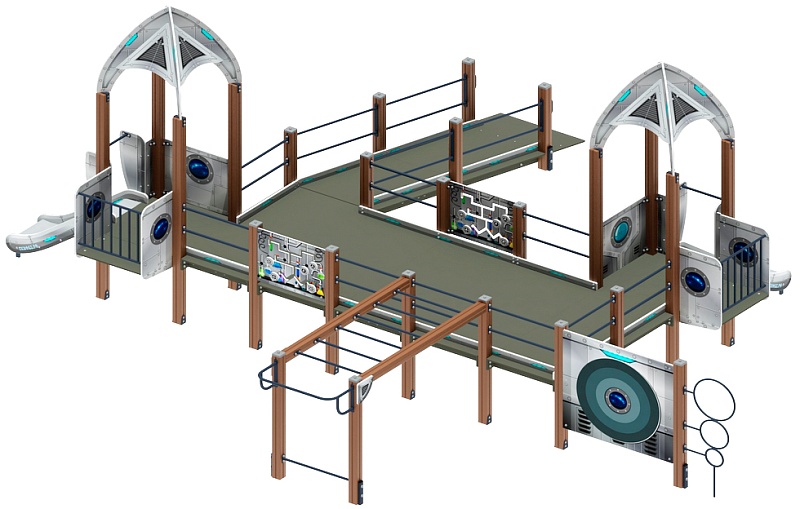 Забота Космопорт (космос) горка Н 750 ДОВ 20.14.01-02
