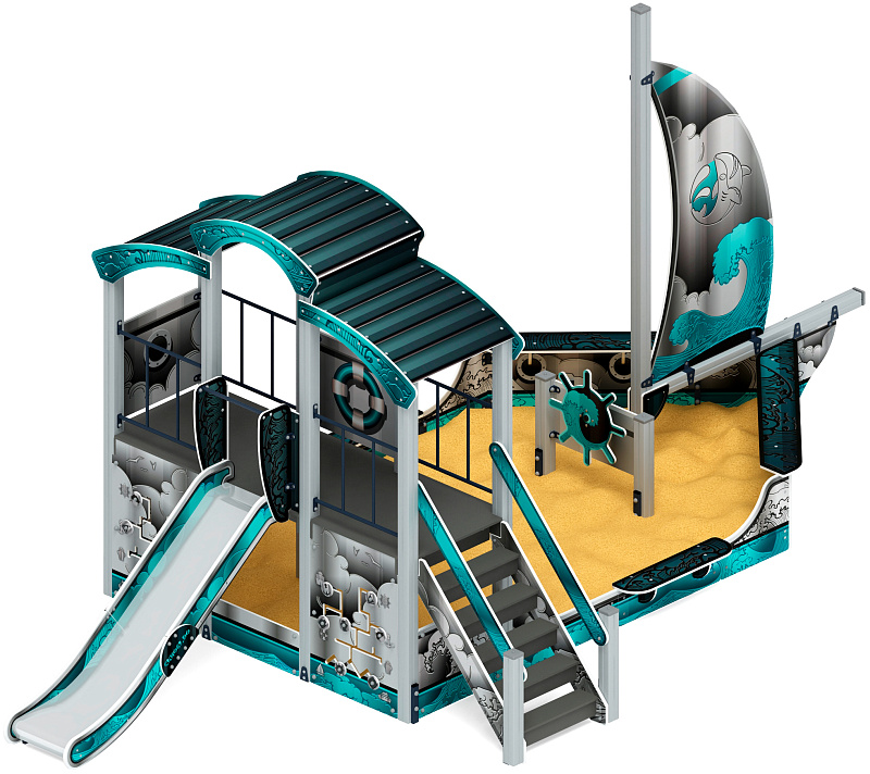 Парусник (Лагуна) - ДИК 2.03.3.01-05 - Игровой комплекс Н=1200