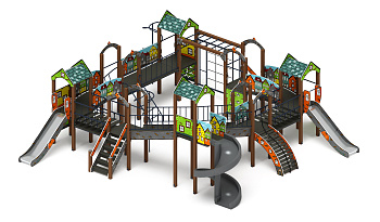 Остров детства (Город) - ДИК 2.01.8.02-01.И1 - Игровой комплекс H=1200 H=2000