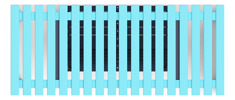 Пергола с диваном (Город) - МФ 78.06.01-05.И1/без поликарбоната/