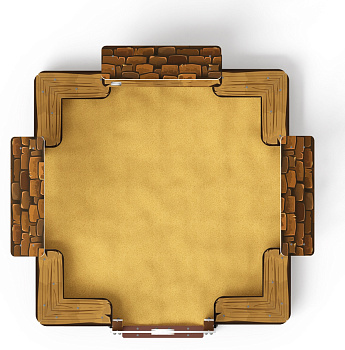 Песочный дворик Теремок (Коричневый) - ИО 6.01.04-02