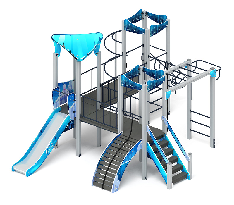 Волшебный город (Снежная королева) - ДИК 2.19.02-02 - Игровой комплекс Н=1200