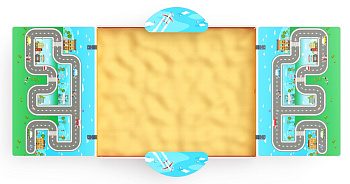 Песочница с крышкой средняя (Игра) - ИО 5.01.11-06