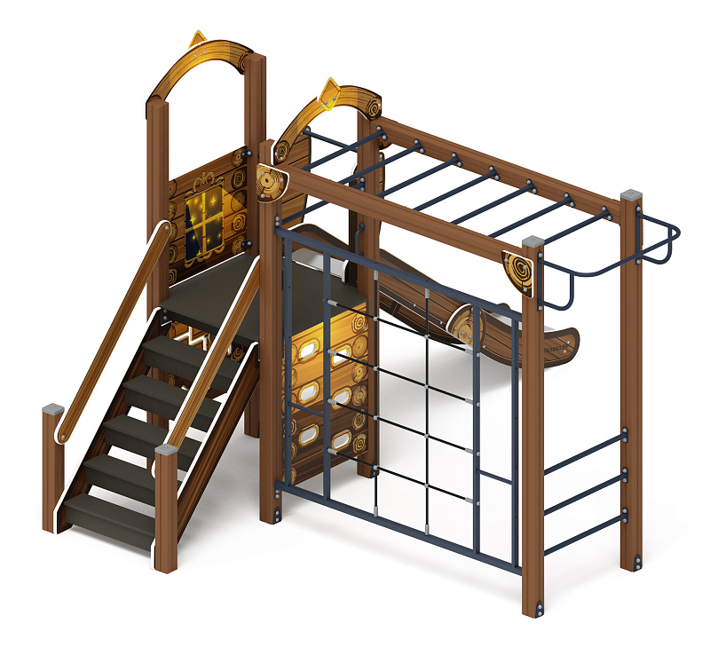 Играйте с нами (ЭКО) - ДИК 2.01.1.05-02 - Игровой комплекс H=1200