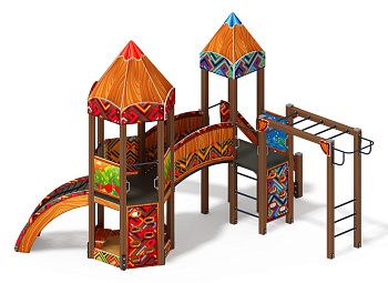 Карандаши - ДИК 2.26.03-01.С - Игровой комплекс Н=1200