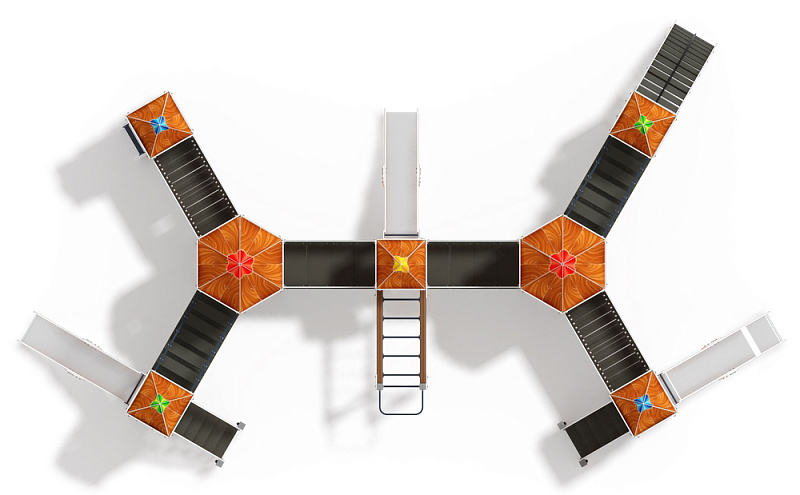 Карандаши - ДИК 2.26.07-01.С - Игровой комплекс  Н=1200