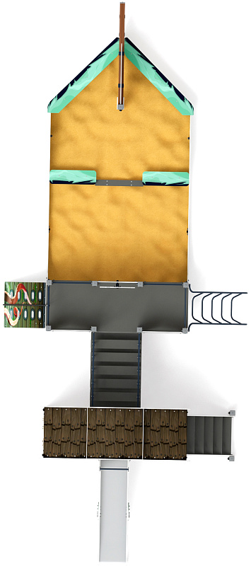 Парусник (Летучий Голландец) - ДИК 2.03.3.02-04 - Игровой комплекс Н=1200