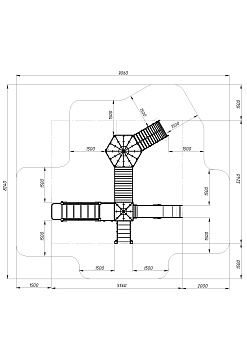Карандаши - ДИК 2.26.03-01.С - Игровой комплекс Н=1200