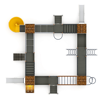 Остров детства (ЭКО) - ДИК 2.01.8.02-02.И1 - Игровой комплекс H=1200 H=2000