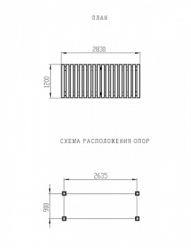 Пергола (СКИФ) - МФ 77.06.01 /с поликарбонатом/