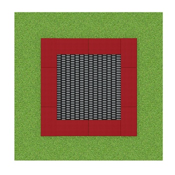 Батут встраиваемый средний - БТ 10.01.02-02