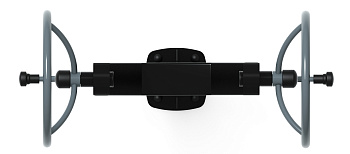 Рули (положение сидя) серый - Уличный тренажер - СТ 106-13