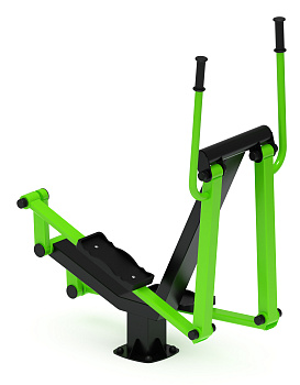 Эллиптический (зеленый) - Уличный тренажер - СТ 010-12.И2