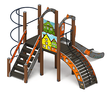 Играйте с нами (Город) - ДИК 2.01.1.02-01 - Игровой комплекс H=1200