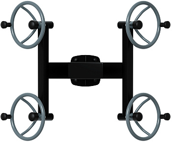 Рули (положение стоя) серый - Уличный тренажер - СТ 101-13