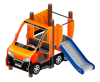 Машинка (оранжевый) тип 1 - ДИК 1.03.1.01-01 - Игровой комплекс H=750