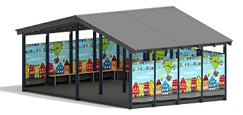 Теневой навес (Город) - МФ 70.6.4-01