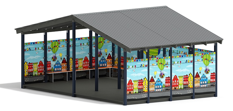 Теневой навес (Город) - МФ 70.6.4-01