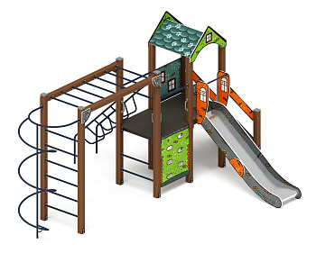 Играйте с нами (Город) - ДИК 2.01.1.08-01 - Игровой комплекс H=1200