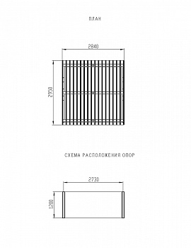 Пергола - МФ 77.03.01-01 /без поликарбоната/