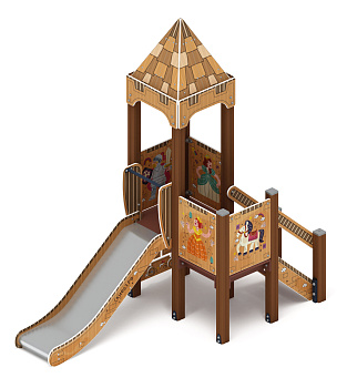 Королевство (Картонное) - ДИК 1.15.01-22 - Игровой комплекс H=900